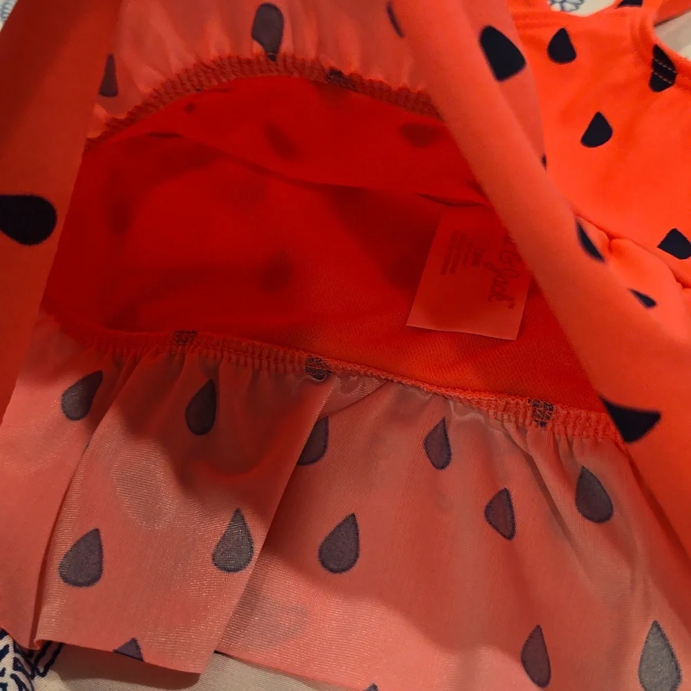 ❤️10/$13 New cat & jack watermelon swim dress for baby
